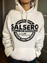 Tromboranga "Salsero Tromboranguero" White Hoddie / Sudadera Blanca